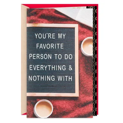 You're My Favorite Person Romantic Valentine's Day Card for only USD 4.99 | Hallmark