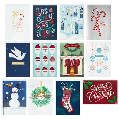 Holiday Glam Christmas Cards Assortment, Set of 12 for only USD 14.99 | Hallmark