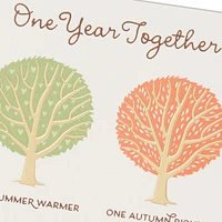 Summer, Autumn, Winter, Spring Trees First Anniversary Card for only USD 4.99 | Hallmark
