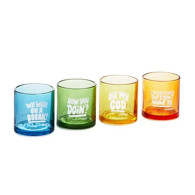 Friends Lowball Glasses, Set of 4 for only USD 39.99 | Hallmark