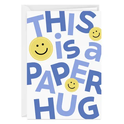 Personalized This Is a Paper Hug Card for only USD 4.99 | Hallmark