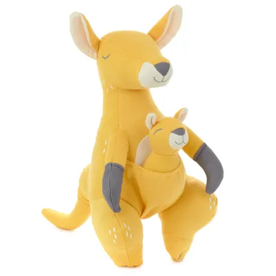 Kangaroo and Baby Joey Stuffed Animal and Rattle Set for only USD 29.99 | Hallmark
