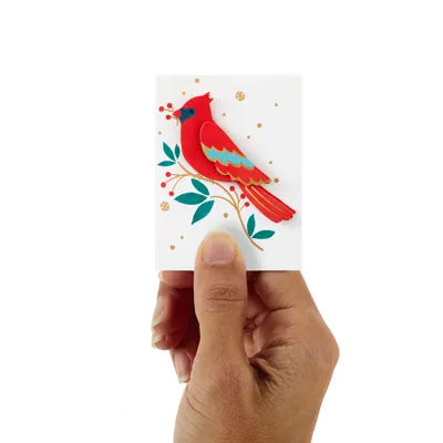 3.25" Mini Cardinal Beauty of the Season Christmas Card for only USD 3.99 | Hallmark