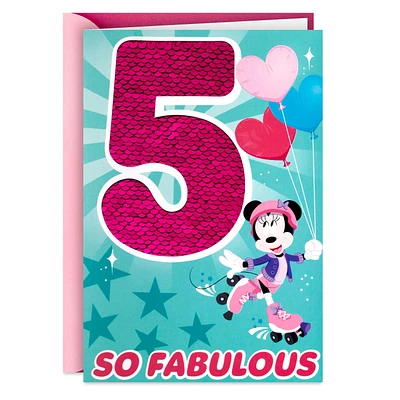 Disney Minnie Mouse 5th Birthday Card for Her for only USD 6.59 | Hallmark