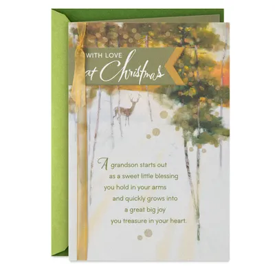 With Love Religious Christmas Card for Grandson for only USD 3.99 | Hallmark