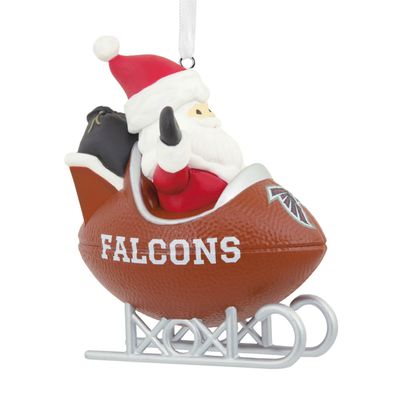 NFL Atlanta Falcons Santa Football Sled Hallmark Ornament