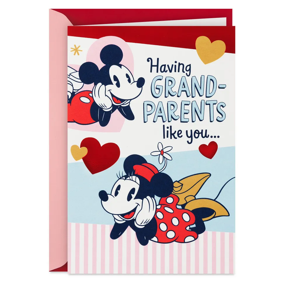 Disney Mickey and Minnie Grandparents Like You Valentine's Day Card for only USD 3.99 | Hallmark