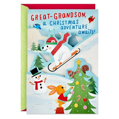 An Adventure Awaits Christmas Card for Great-Grandson for only USD 3.99 | Hallmark