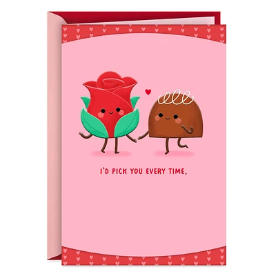 I'd Pick You Every Time Romantic Valentine's Day Card for only USD 3.99 | Hallmark