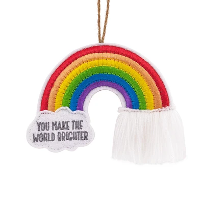 Make the World Brighter Rainbow Fabric Hallmark Ornament for only USD 12.99 | Hallmark