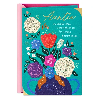 Thank You So Much Mother's Day Card for Auntie for only USD 5.99 | Hallmark
