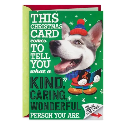 Cute Dog Heartfelt Hug Pop-Up Christmas Card for only USD 6.59 | Hallmark