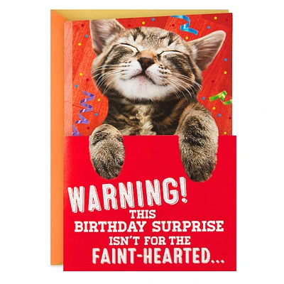 Cute-Hearted Kitten Birthday Card With Sound and Motion for only USD 9.59 | Hallmark