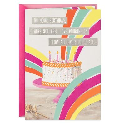 Birthday Cake and Rainbows Birthday Card for only USD 2.99 | Hallmark