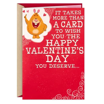 More than a Card Funny Valentine's Day Card With Mini Pop-Up Cards for only USD 7.59 | Hallmark