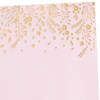 Gold Floral on Pink Stationery Set, Box of 20 for only USD 14.99 | Hallmark