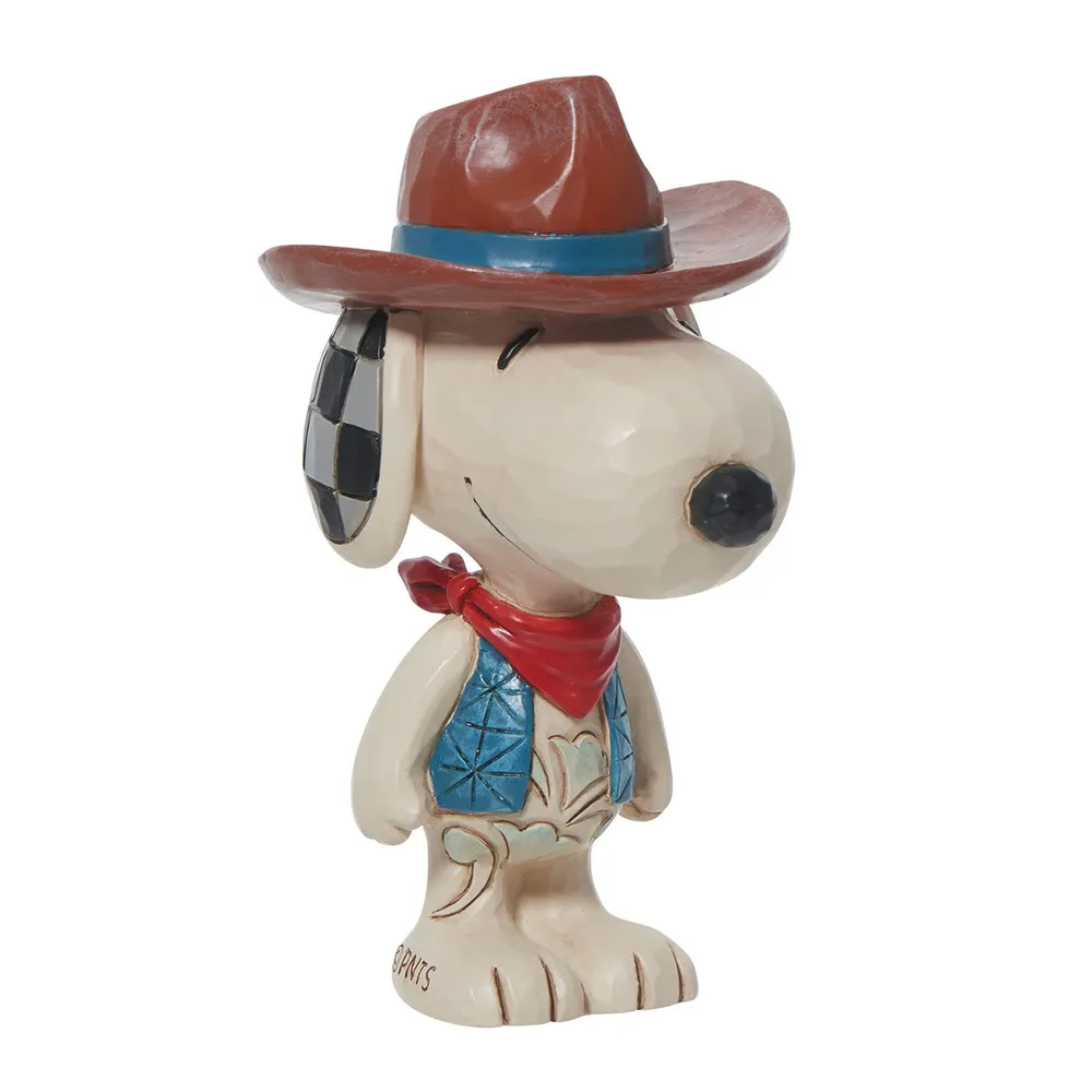 Jim Shore Peanuts Snoopy Cowboy Figurine, 5.55" for only USD 26.99 | Hallmark