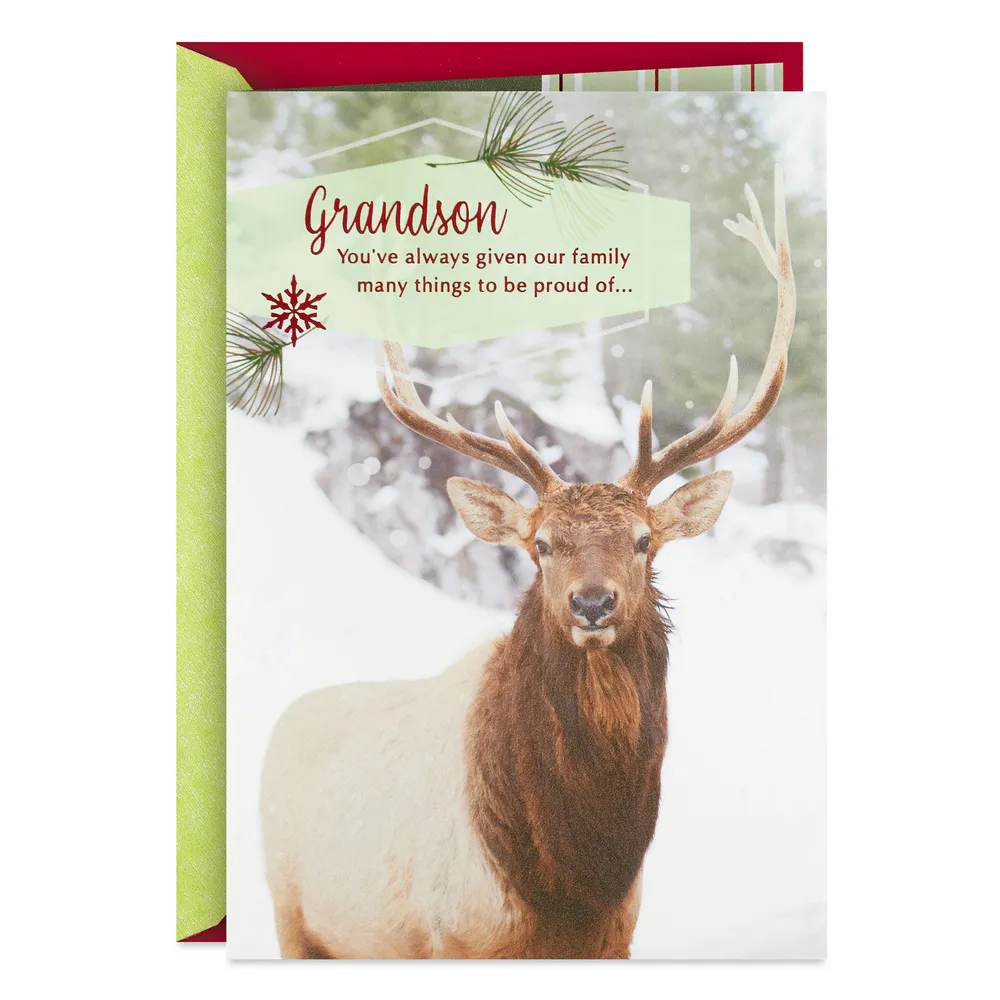 So Proud of the Man You've Become Christmas Card for Grandson for only USD 4.99 | Hallmark