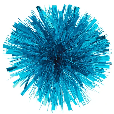 Turquoise Metallic Pom-Pom Gift Bow, 5.5" for only USD 3.99 | Hallmark