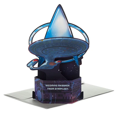 Star Trek™ Starfleet Incoming Message 3D Pop-Up Card for only USD 8.99 | Hallmark