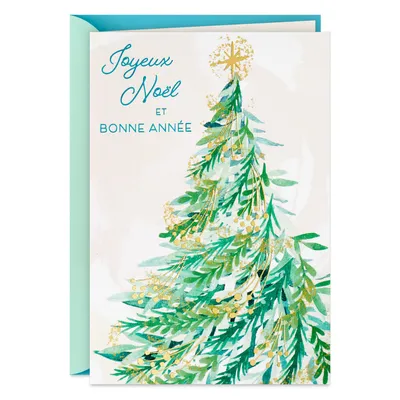 Joy and Happiness French-Language Christmas Card for only USD 4.59 | Hallmark