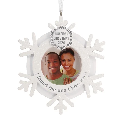 DaySpring Our First Christmas Religious 2024 Photo Frame Hallmark Ornament for only USD 12.99 | Hallmark