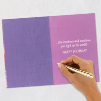 You Light Up the World Birthday Card for Girl for only USD 2.99 | Hallmark