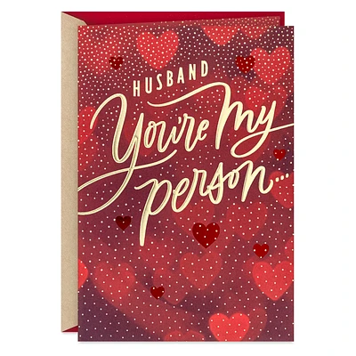 You're My Person Valentine's Day Card for Husband for only USD 5.99 | Hallmark