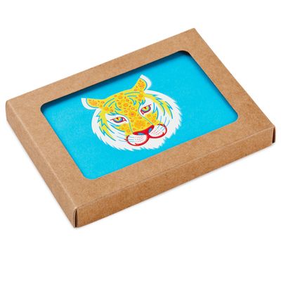 Smiling Tiger Blank Note Cards, Pack of 10