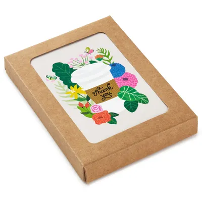 Coffee Bouquet Boxed Blank Thank-You Notes, Pack of 10 for only USD 9.99 | Hallmark