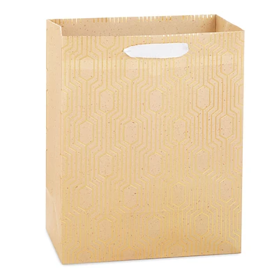 9.6" Gold Geometric Medium Gift Bag for only USD 3.49 | Hallmark
