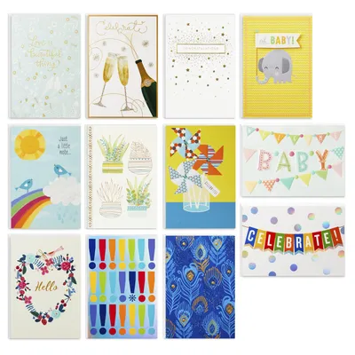 Big Celebrations Assorted Cards, Box of 12 for only USD 12.99 | Hallmark