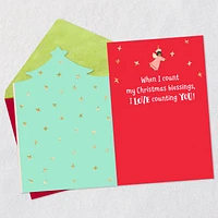 Counting My Blessings Christmas Card for Godmother for only USD 2.99 | Hallmark