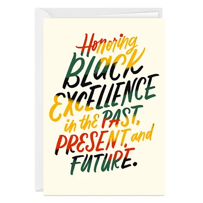 Honoring Black Excellence Custom Card for only USD 4.99 | Hallmark