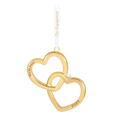 Our Engagement 2025 Metal Ornament for only USD 24.99 | Hallmark