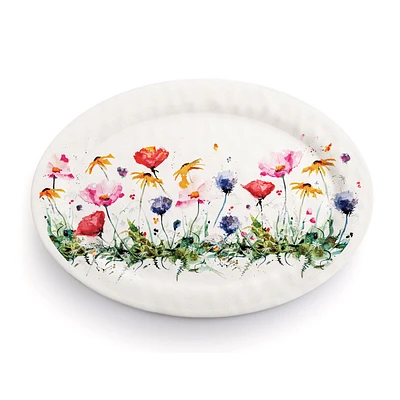 Demdaco Wildflowers Large Melamine Oval Platter for only USD 27.99 | Hallmark