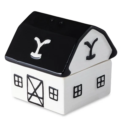 Yellowstone Dutton Ranch Barn Stacked Salt and Pepper Shaker Set for only USD 19.99 | Hallmark