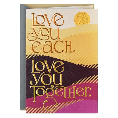 Love You Each, Love You Together Anniversary Card for only USD 5.99 | Hallmark