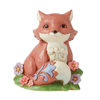 Jim Shore Mini Fox Figurine, 3.75" for only USD 24.99 | Hallmark