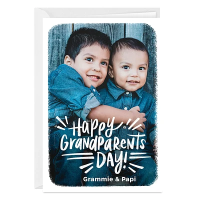 White Frame Custom Grandparents Day Card for only USD 4.99 | Hallmark