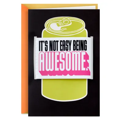 Awesome Funny Birthday Card With Can Cooler for only USD 5.59 | Hallmark