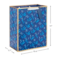 13" Blue Floral Large Gift Bag for only USD 4.49 | Hallmark