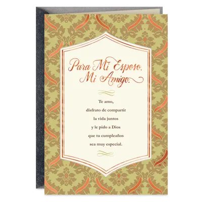 Husband and Friend Spanish-Language Religious Birthday Card for only USD 3.99 | Hallmark