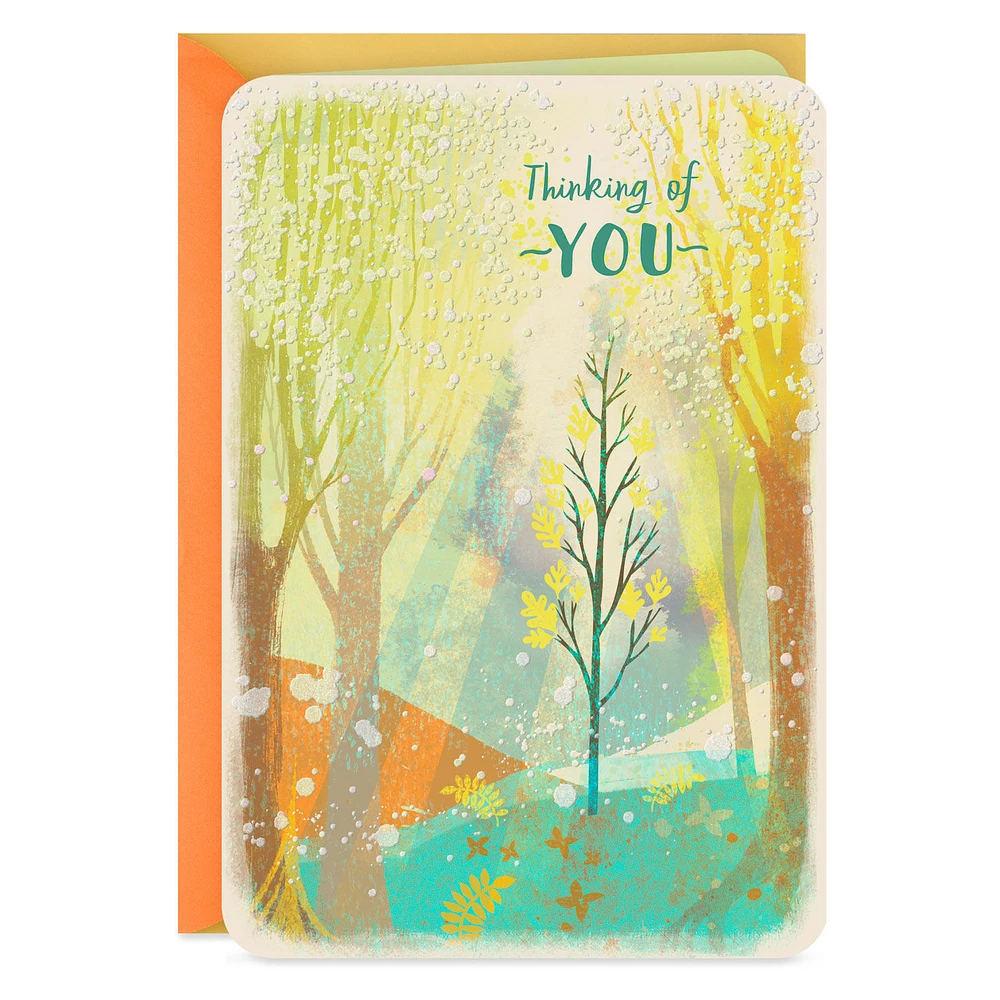 Caring Thoughts Shining Through Thinking of You Card for only USD 2.99 | Hallmark