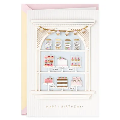 Simply Sweet Bakery Window Birthday Card for only USD 8.99 | Hallmark