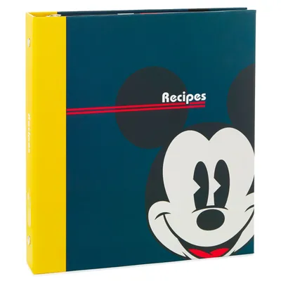 Disney Mickey Mouse Retro Pattern Recipe Organizer Book for only USD 24.99 | Hallmark
