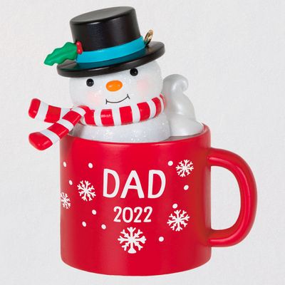 Dad Hot Cocoa Mug 2022 Ornament