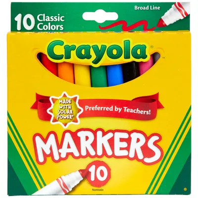Crayola® Classic Colors Broad Line Markers, 10-Count for only USD 3.99 | Hallmark