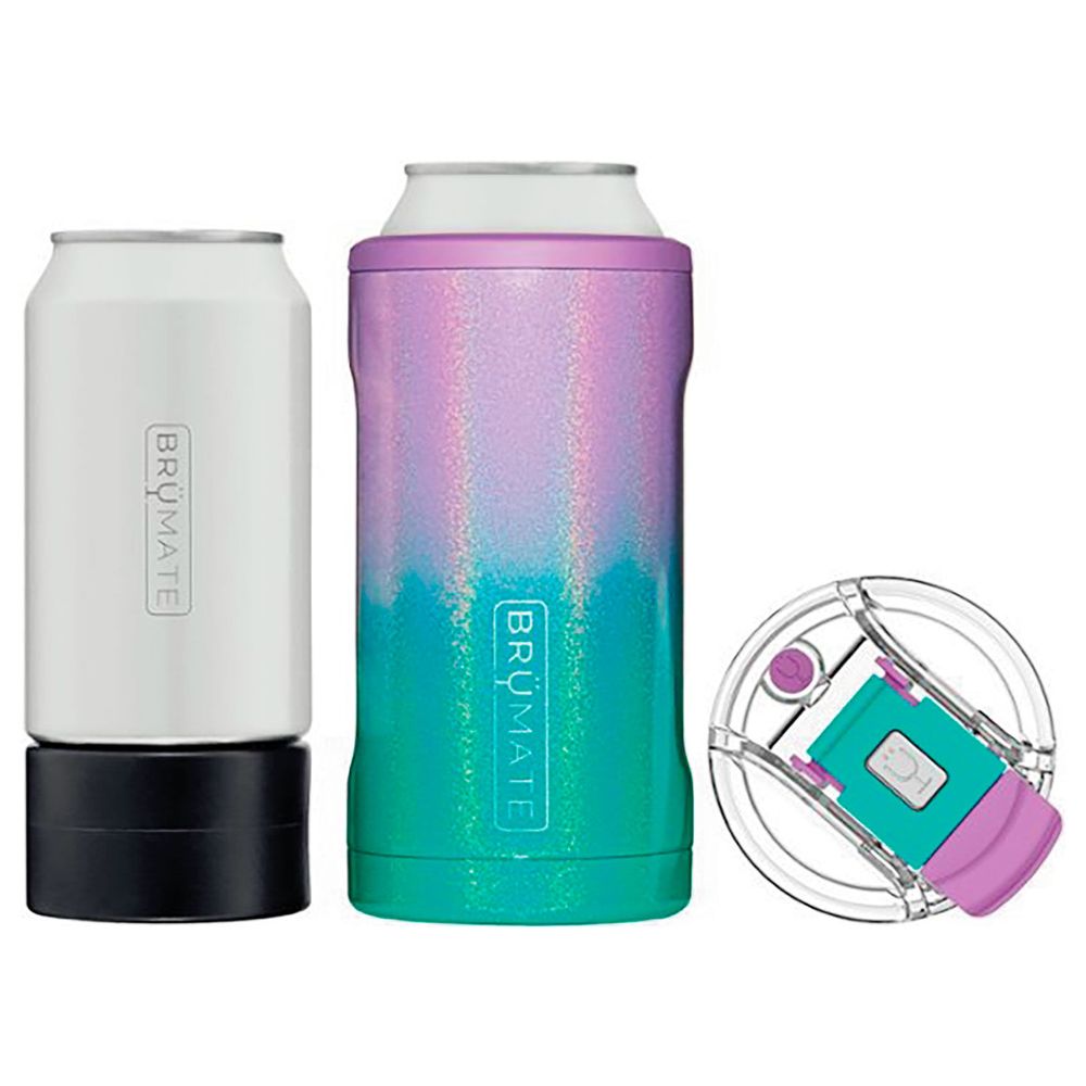 BRUMATE GLITTER MERMAID CAN COOLER