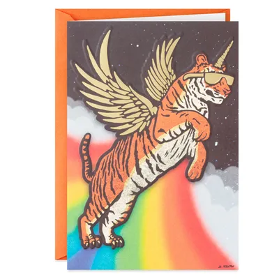 Almost Too Awesome Flying Tiger Card for only USD 3.99 | Hallmark